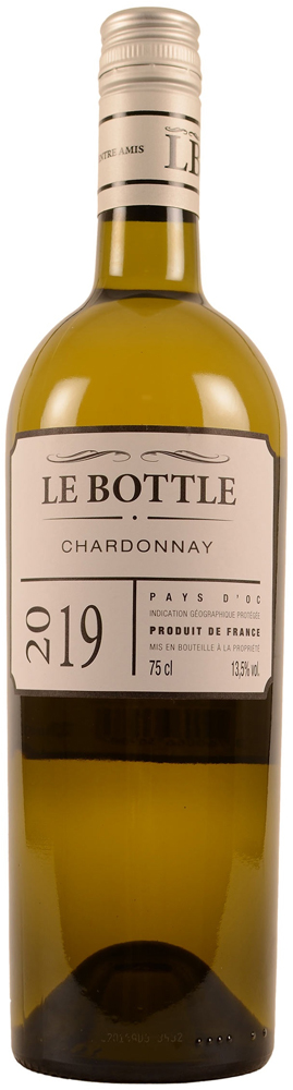 Le Bottle Chardonnay Fles 75 cl 14%