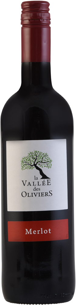 Vallee Oliviers Merlot Fles 75 cl 12,5%