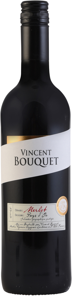 Vincent Bouquet Merlot Fles 75 cl 14,5%