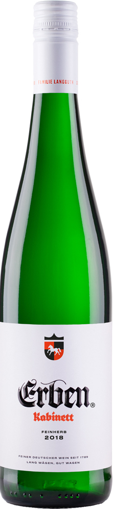 Erben Kabinett Feinherb Rhein. Fles 75 cl 11%