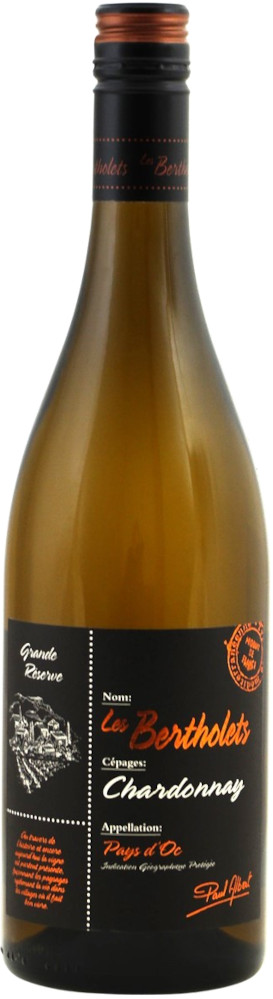 Les Bertholets G.Reserva Chardonnay Fles 75 cl 13%