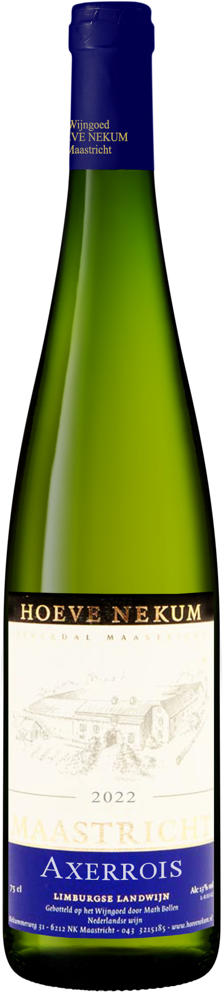 Hoeve Nekum Auxerrois Fles 75 cl 13%