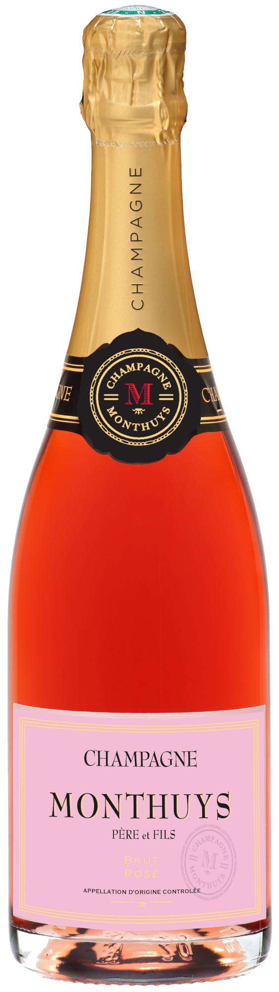 Champ. Monthuys Rosé brut Fles 75 cl 12,5%