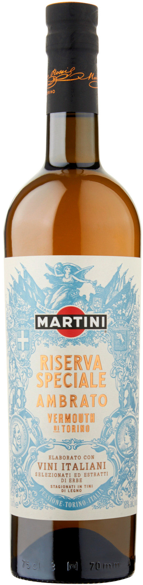 Martini Ris. Sp. Ambrato Fles 75 cl 18%