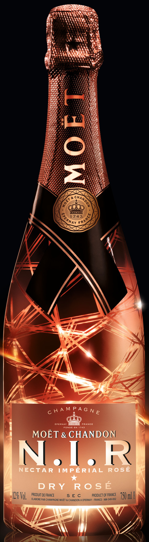 Moet & Chand. Nectar Imp. Rose Dry Fles 75 cl 12%