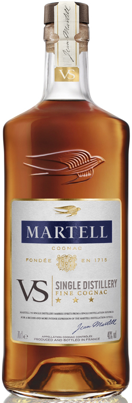 Martell VS Single Distill Fles 70 cl 40%