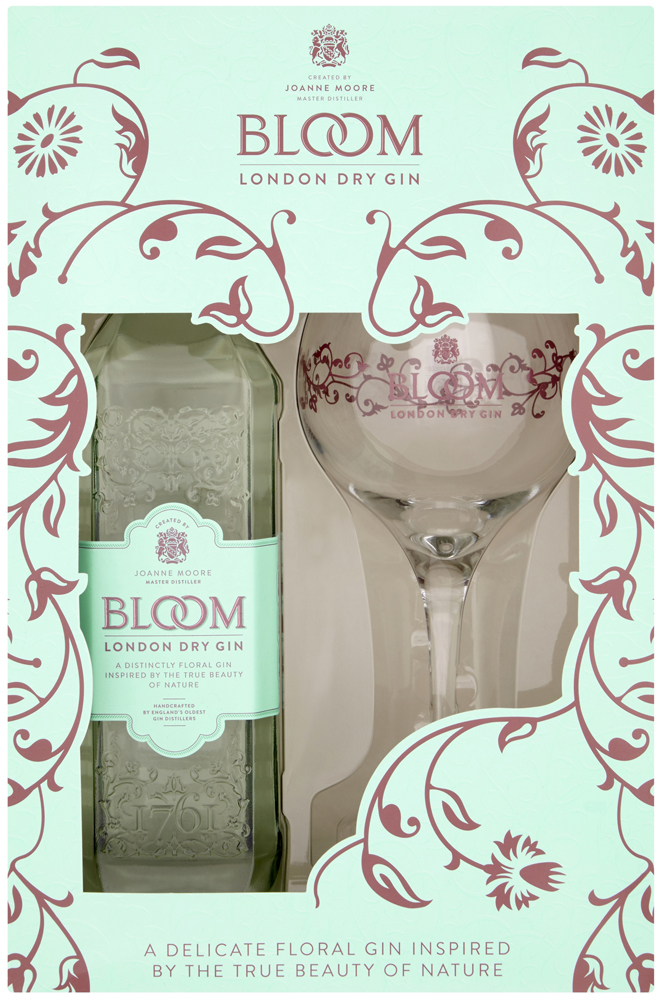 Bloom Gin GV + Balon glas Fles 70 cl 40%