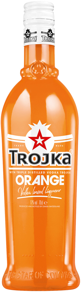 Trojka Wodka Orange Fles 70 cl 17%