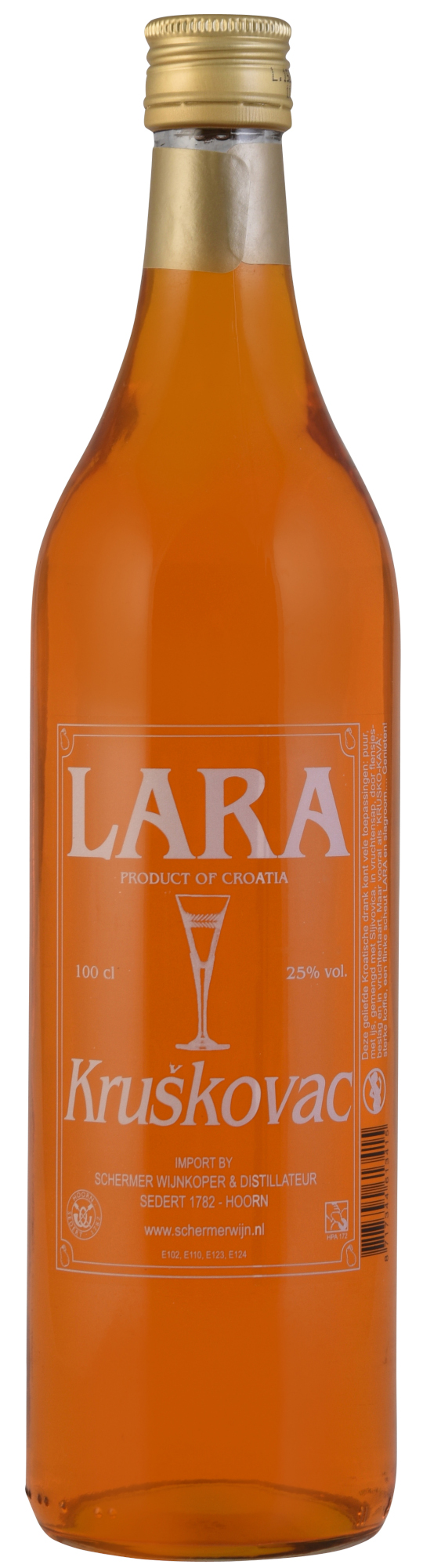 Lara Perenlikeur Fles 100 cl 25%