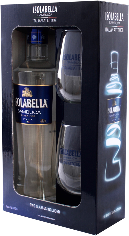 Isolabella Sambuca +2gl Fles 70 cl 40%