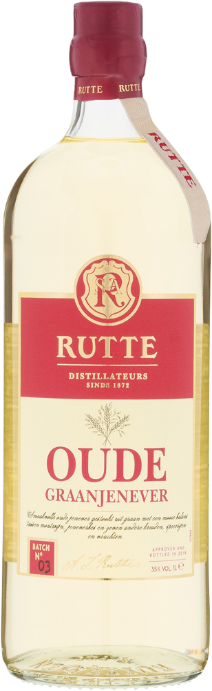 Rutte Oude Jenever Fles 100 cl 35%