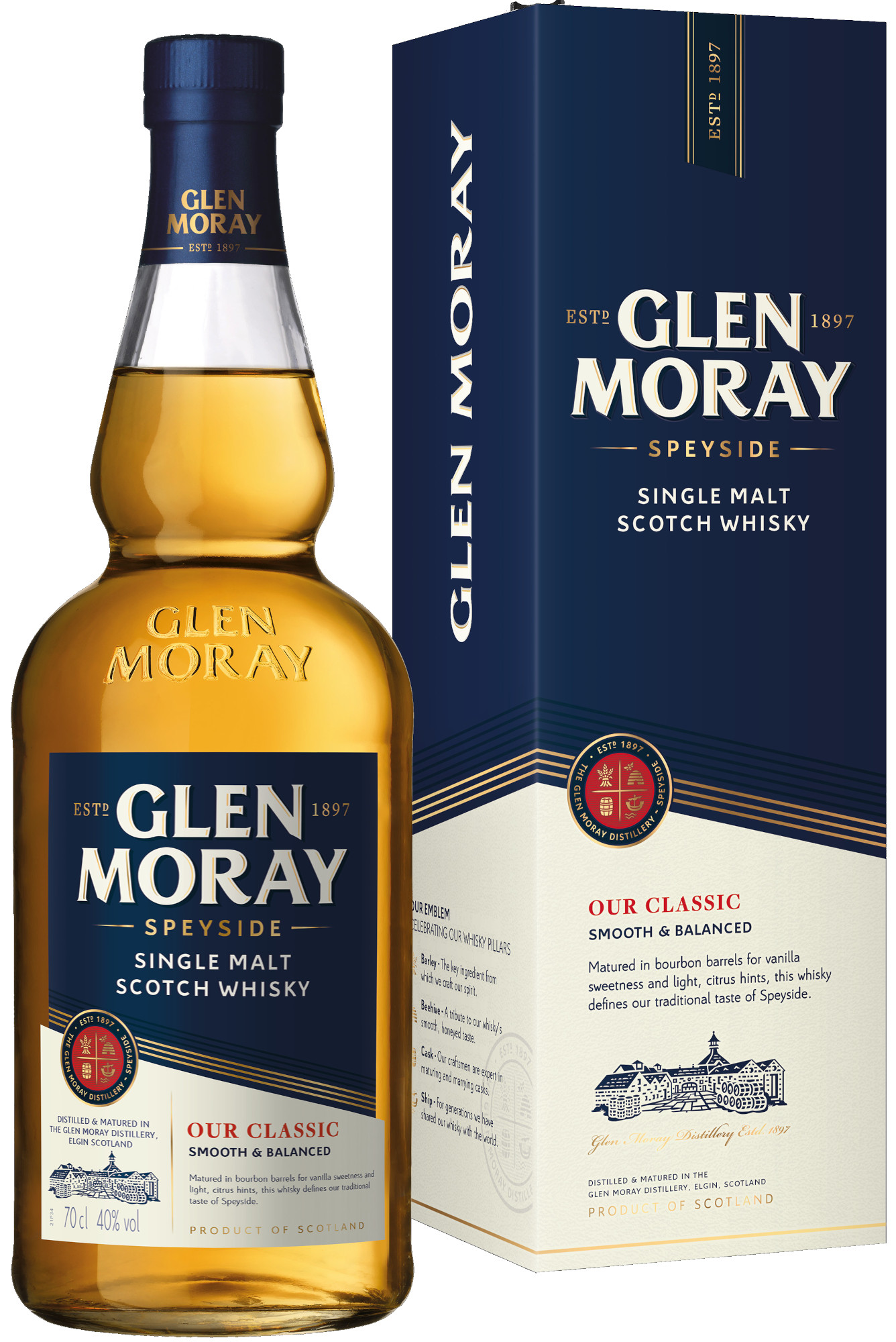 Glen Moray Our Classic Fles 70 cl 40%