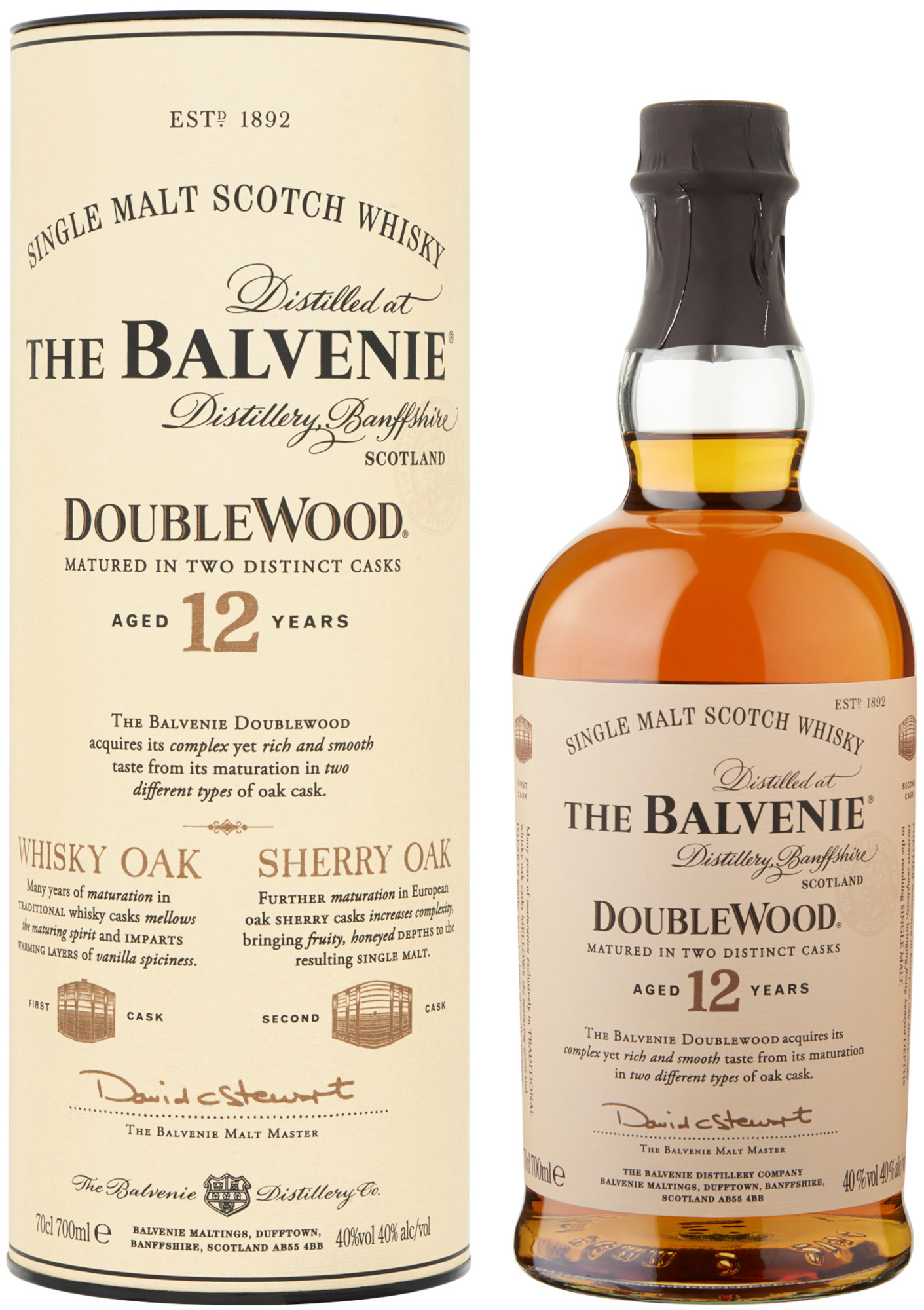 Balvenie Doub. Wood 12Y Fles 70 cl 40%