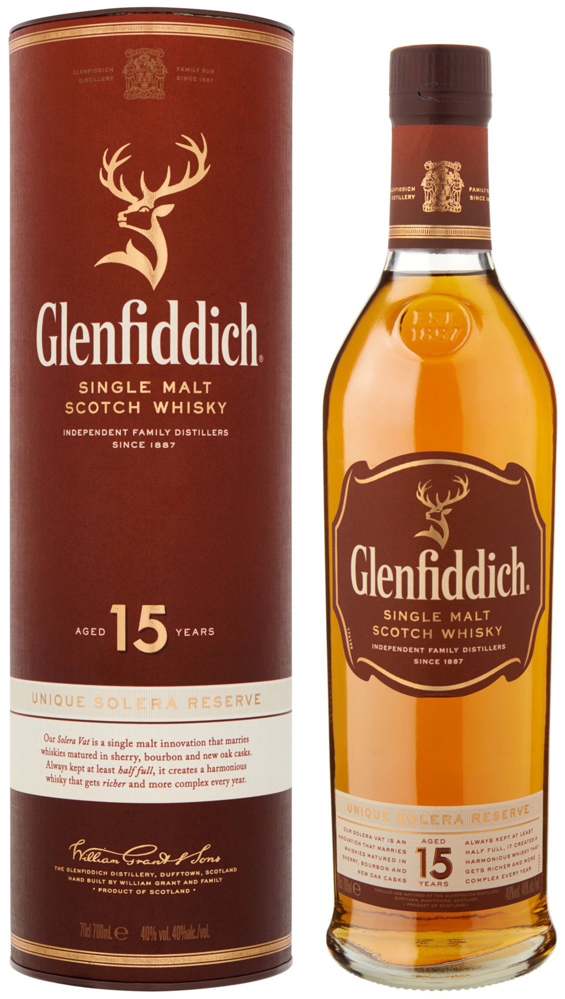 Glenfiddich 15Y SM Fles 70 cl 40%