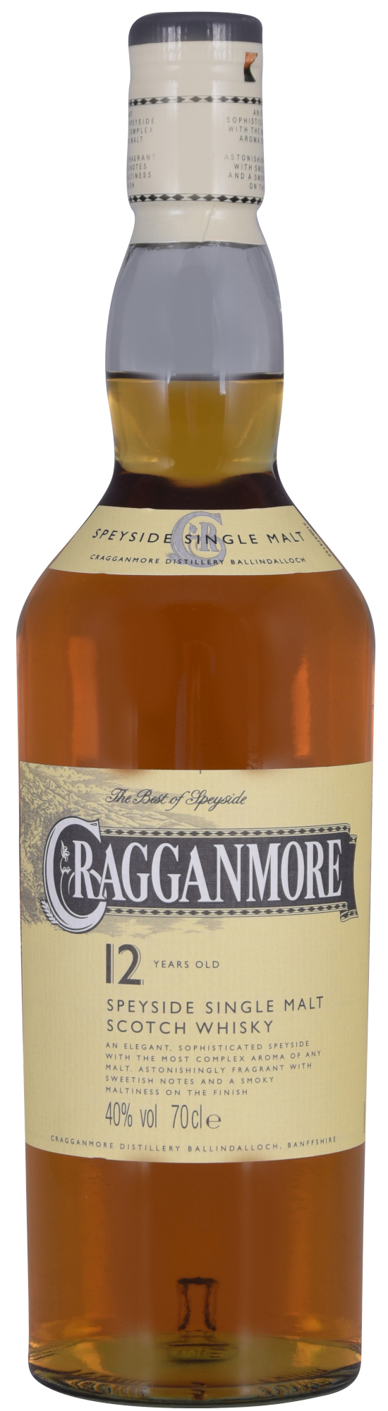 Cragganmore Malt 12Y Fles 70 cl 40%