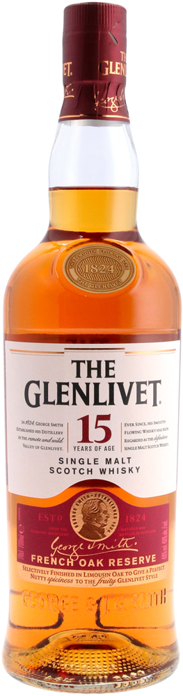 Glenlivet Fr. Oak 15Y Fles 70 cl 40%