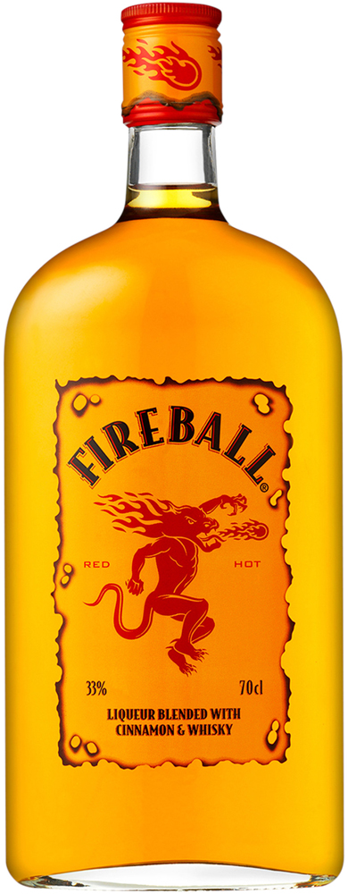 Fireball Cinnamon Whisky Fles 70 cl 33%