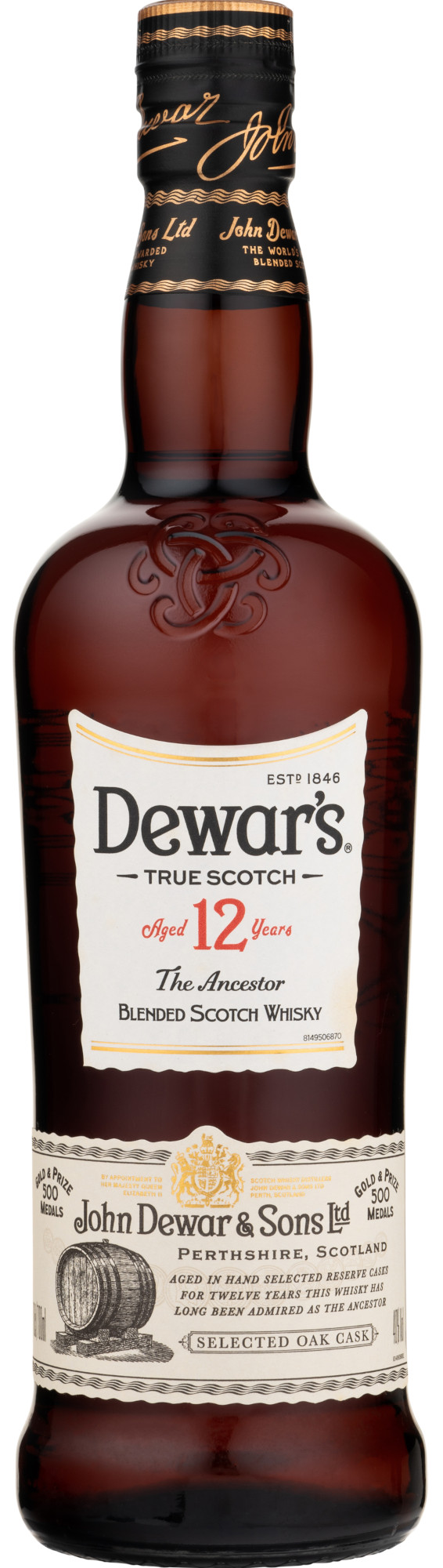 Dewar's SR 12Y Fles 70 cl 40%