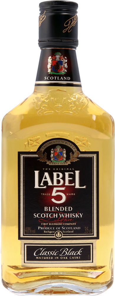 Label 5 Scotch Whisky Fles 35 cl 40%