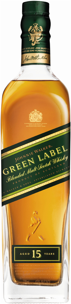 Johnnie Walker Green 15Y Fles 70 cl 43%