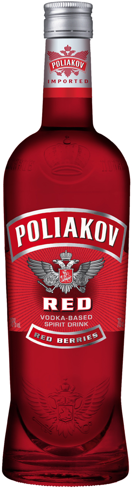 Poliakov Red Vodka Fles 70 cl 18%