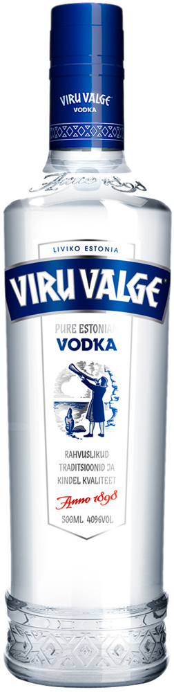 Viru Valge wodka Fles 50 cl 40%