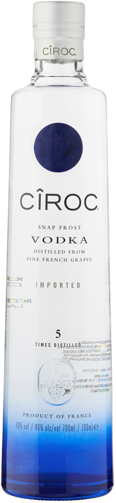 Ciroc Wodka Fles 70 cl 40%