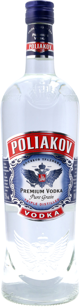 Poliakov Vodka Fles 100 cl 37,5%