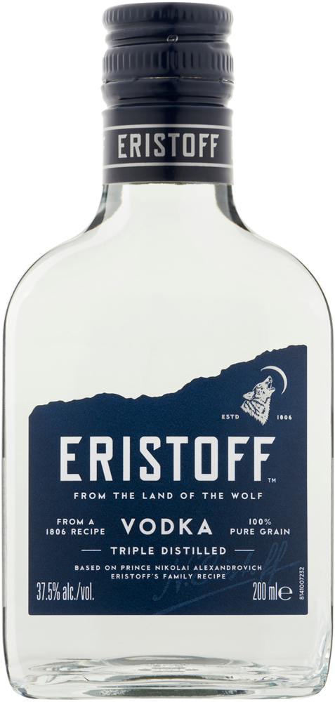 Eristoff Wodka Fles 20 cl 37,5%