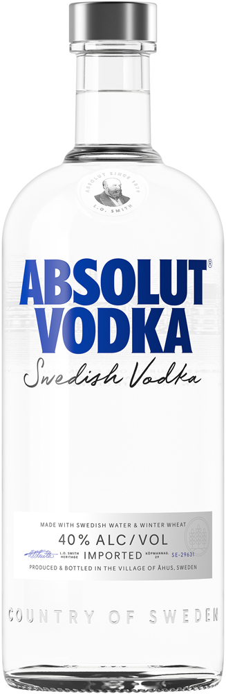 Absolut Wodka Fles 100 cl 40%