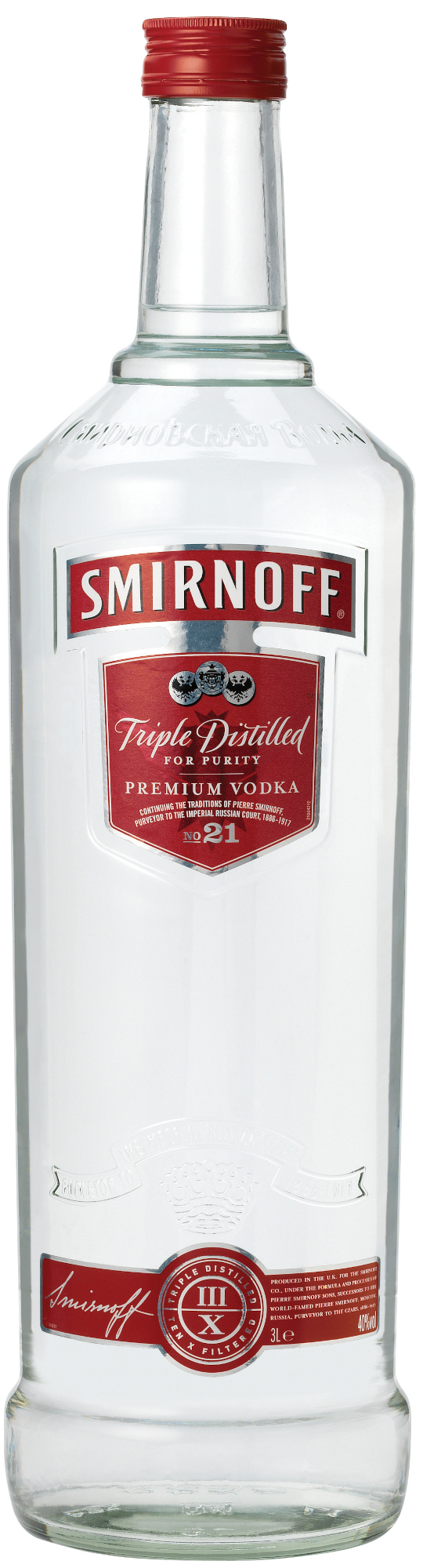 Smirnoff Wodka Fles 300 cl 37,5%