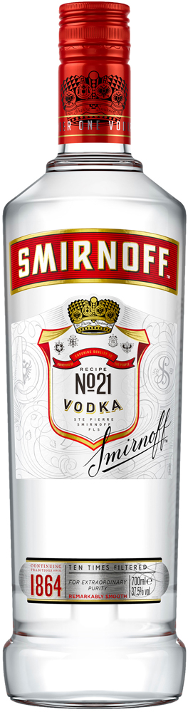 Smirnoff Wodka Fles 70 cl 37,5%