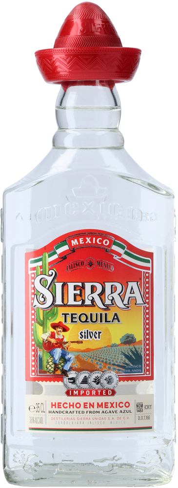 Tequila Sierra Silver Fles 35 cl 38%