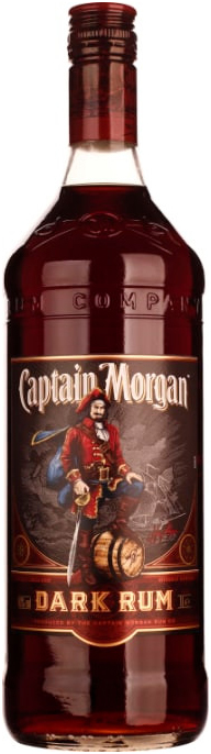 Captain Morgan Dark Rum Fles 100 cl 40%