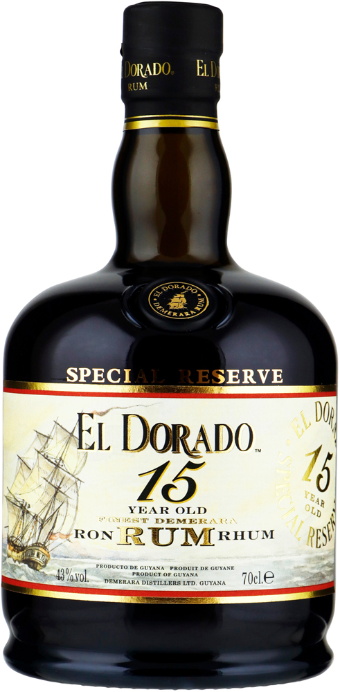 El Dorado Rum 15Y Fles 70 cl 43%