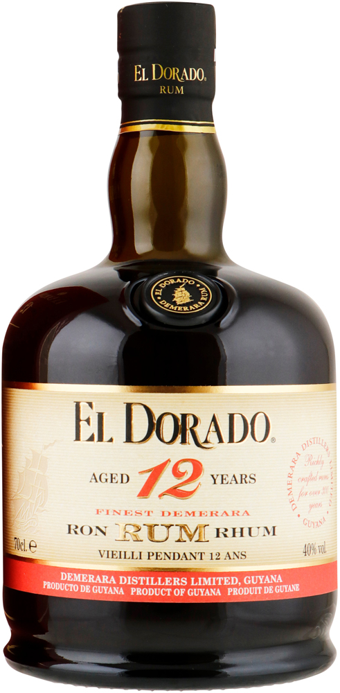 El Dorado Rum 12Y Fles 70 cl 40%