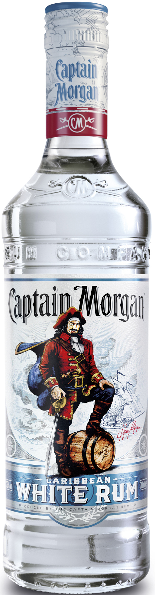 Captain Morgan White Rum Fles 70 cl 37,5%