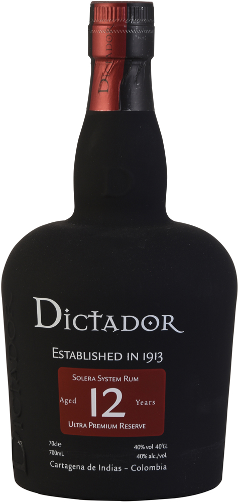 Rum Dictador 12Y Fles 70 cl 40%