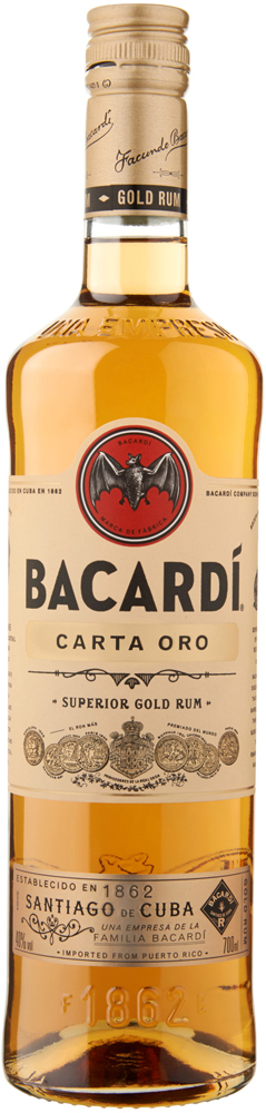 Bacardi Carta Oro (goud) Fles 70 cl 40%