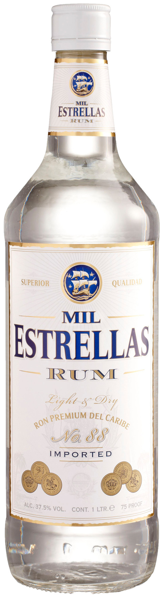 Mil Estrellas Dry Light Fles 100 cl 37,5%