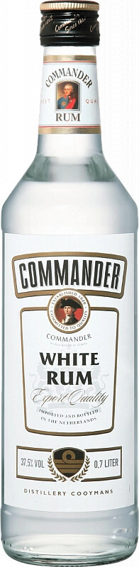 Commander Rum Wit Fles 70 cl 37,5%