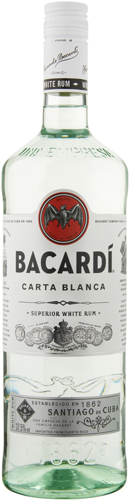 Bacardi Carta Blanca Fles 100 cl 37,5%