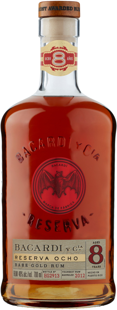 Bacardi Reserva 8Y Ocho Fles 70 cl 40%