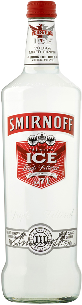 Smirnoff Ice Fles 70 cl 4%