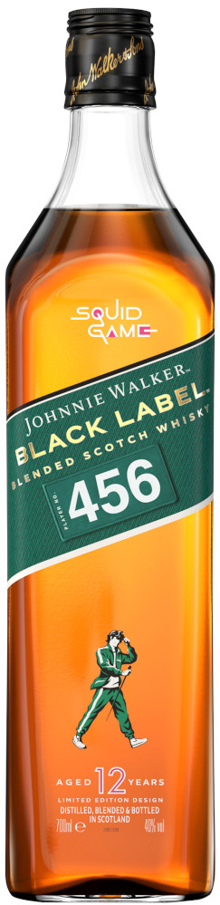 Johnnie Walker Black Squid Game Fles 70 cl 40%