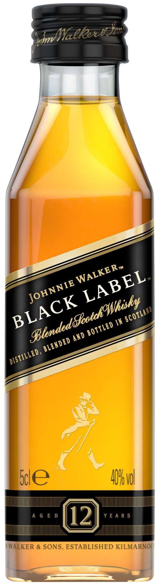 Johnnie Walker Black mini Tray 12x5cl 40%