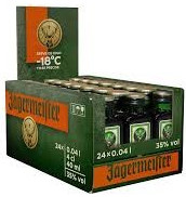 Jagermeister mini Tray 24x4cl 35%