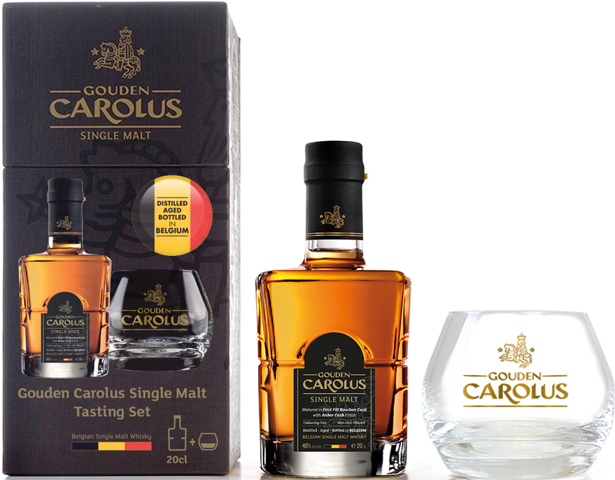 Gouden Carolus Tasting Set + glas Doos 6x20 cl 46%