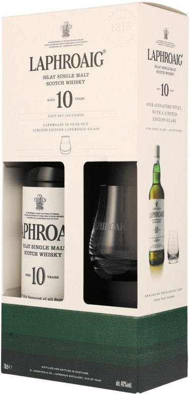 Laphroaig 10Y GV +1 gl Fles 70 cl 40%