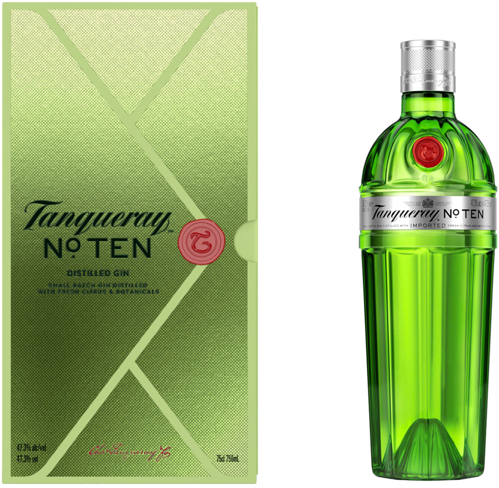 Tanqueray No. 10 Giftbox Fles 70 cl 47,3%